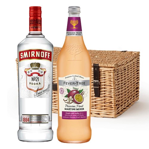 Smirnoff Red Vodka Passion Fruit Martini Cocktail Hamper